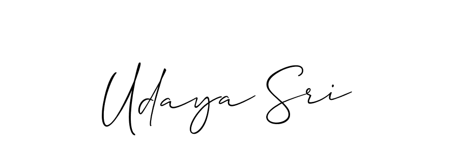 How to Draw Udaya Sri signature style? Allison_Script is a latest design signature styles for name Udaya Sri. Udaya Sri signature style 2 images and pictures png