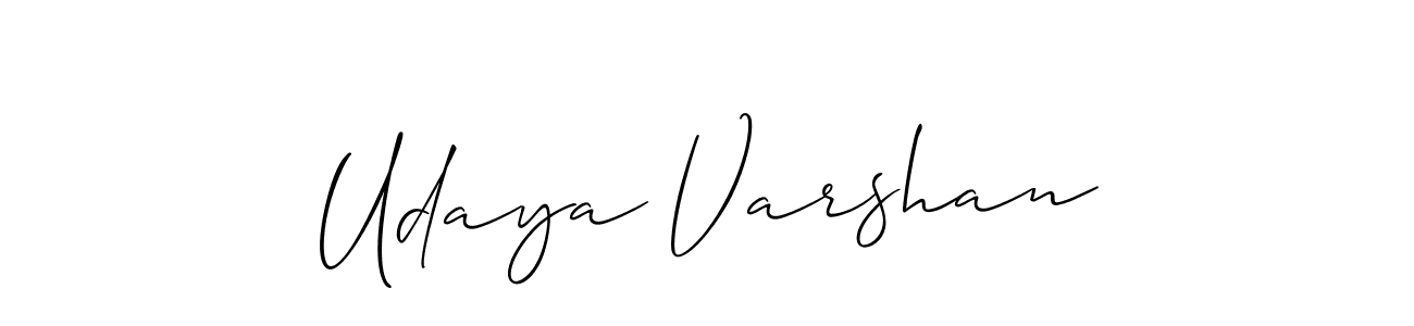 This is the best signature style for the Udaya Varshan name. Also you like these signature font (Allison_Script). Mix name signature. Udaya Varshan signature style 2 images and pictures png