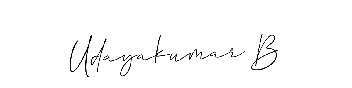 How to Draw Udayakumar B signature style? Allison_Script is a latest design signature styles for name Udayakumar B. Udayakumar B signature style 2 images and pictures png