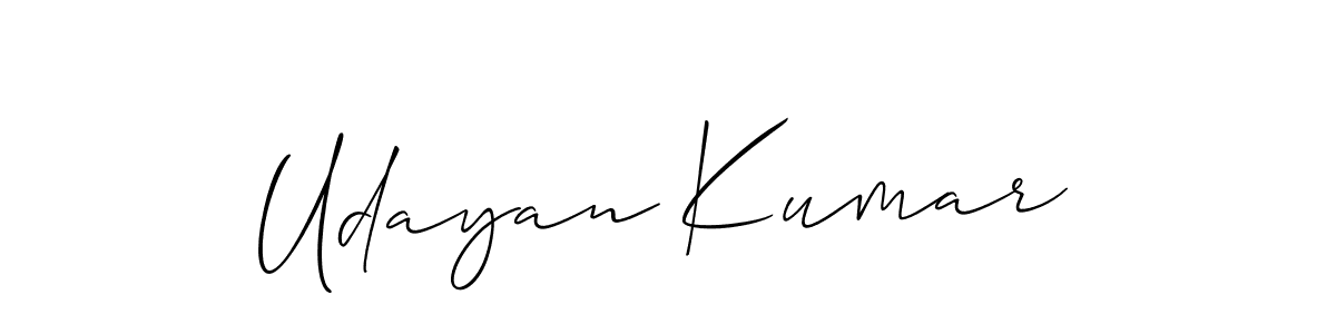 Best and Professional Signature Style for Udayan Kumar. Allison_Script Best Signature Style Collection. Udayan Kumar signature style 2 images and pictures png