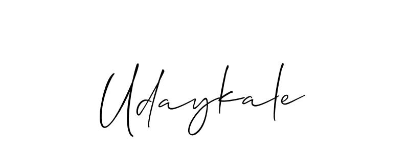 Here are the top 10 professional signature styles for the name Udaykale. These are the best autograph styles you can use for your name. Udaykale signature style 2 images and pictures png