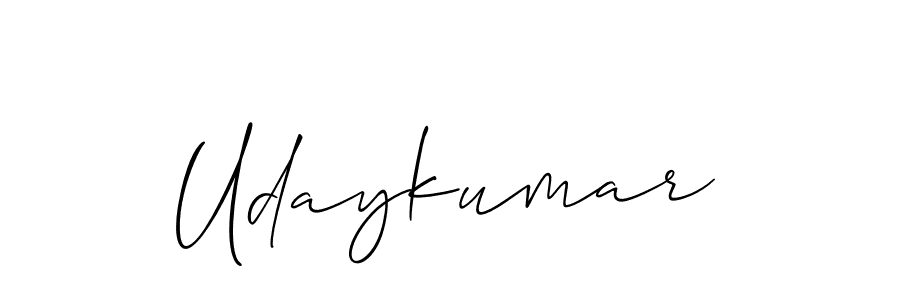 Design your own signature with our free online signature maker. With this signature software, you can create a handwritten (Allison_Script) signature for name Udaykumar. Udaykumar signature style 2 images and pictures png