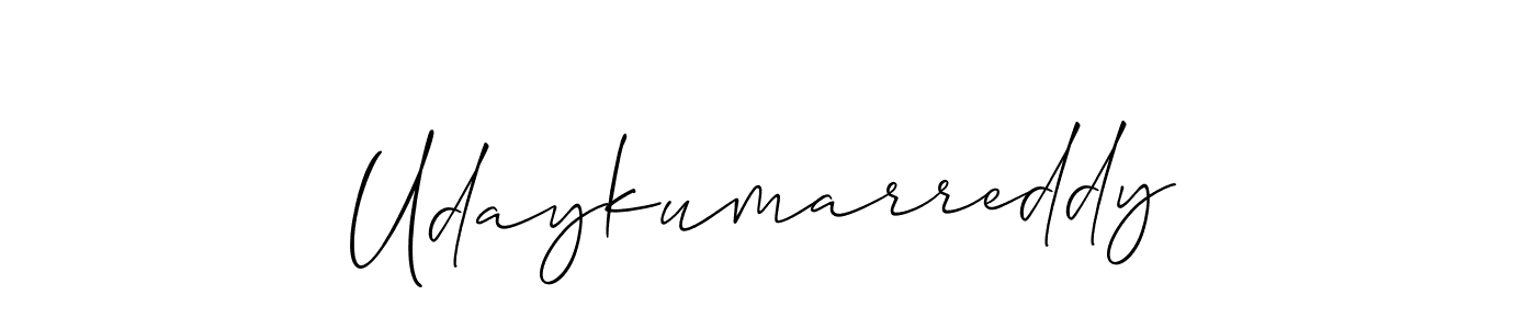 Create a beautiful signature design for name Udaykumarreddy. With this signature (Allison_Script) fonts, you can make a handwritten signature for free. Udaykumarreddy signature style 2 images and pictures png