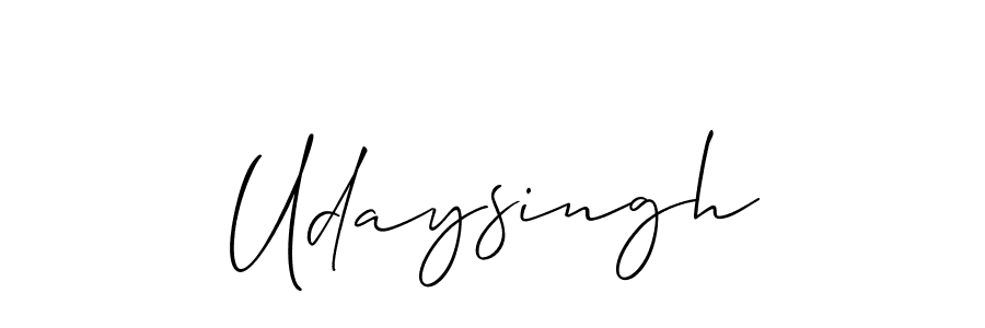 How to make Udaysingh name signature. Use Allison_Script style for creating short signs online. This is the latest handwritten sign. Udaysingh signature style 2 images and pictures png