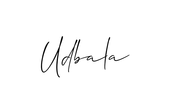Make a beautiful signature design for name Udbala. Use this online signature maker to create a handwritten signature for free. Udbala signature style 2 images and pictures png