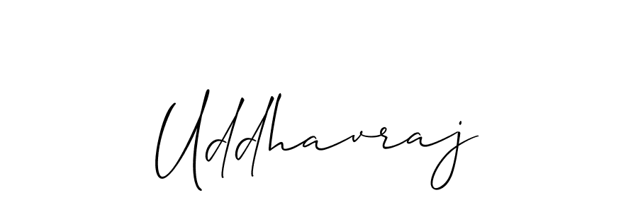 You should practise on your own different ways (Allison_Script) to write your name (Uddhavraj) in signature. don't let someone else do it for you. Uddhavraj signature style 2 images and pictures png