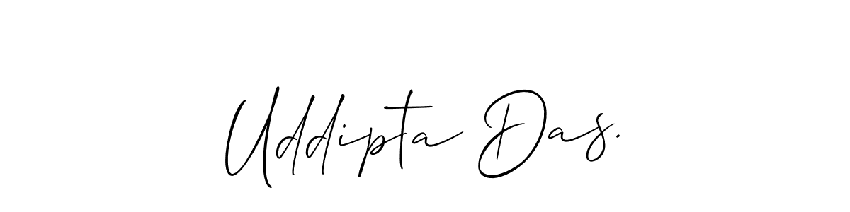 Allison_Script is a professional signature style that is perfect for those who want to add a touch of class to their signature. It is also a great choice for those who want to make their signature more unique. Get Uddipta Das. name to fancy signature for free. Uddipta Das. signature style 2 images and pictures png