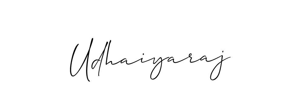 Allison_Script is a professional signature style that is perfect for those who want to add a touch of class to their signature. It is also a great choice for those who want to make their signature more unique. Get Udhaiyaraj name to fancy signature for free. Udhaiyaraj signature style 2 images and pictures png