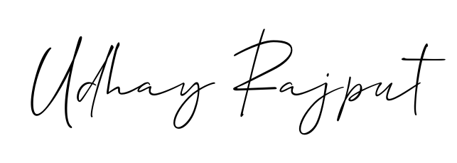 Also You can easily find your signature by using the search form. We will create Udhay Rajput name handwritten signature images for you free of cost using Allison_Script sign style. Udhay Rajput signature style 2 images and pictures png