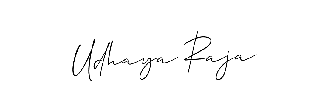 You can use this online signature creator to create a handwritten signature for the name Udhaya Raja. This is the best online autograph maker. Udhaya Raja signature style 2 images and pictures png