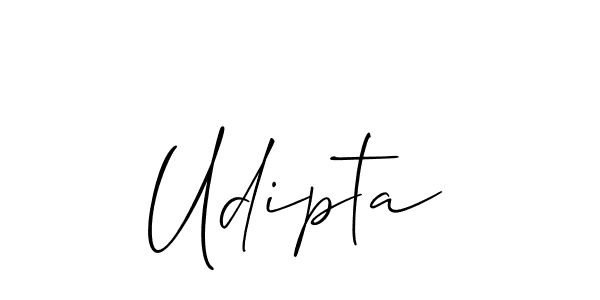 You should practise on your own different ways (Allison_Script) to write your name (Udipta) in signature. don't let someone else do it for you. Udipta signature style 2 images and pictures png