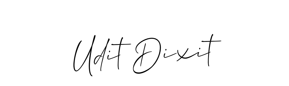 Make a short Udit Dixit signature style. Manage your documents anywhere anytime using Allison_Script. Create and add eSignatures, submit forms, share and send files easily. Udit Dixit signature style 2 images and pictures png
