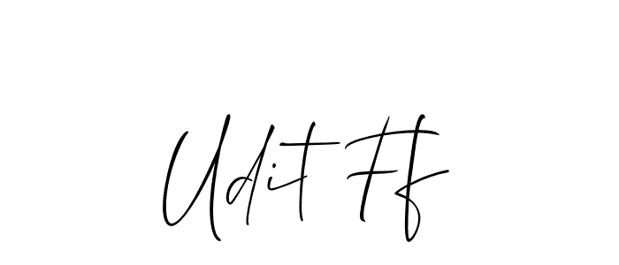 This is the best signature style for the Udit Ff name. Also you like these signature font (Allison_Script). Mix name signature. Udit Ff signature style 2 images and pictures png