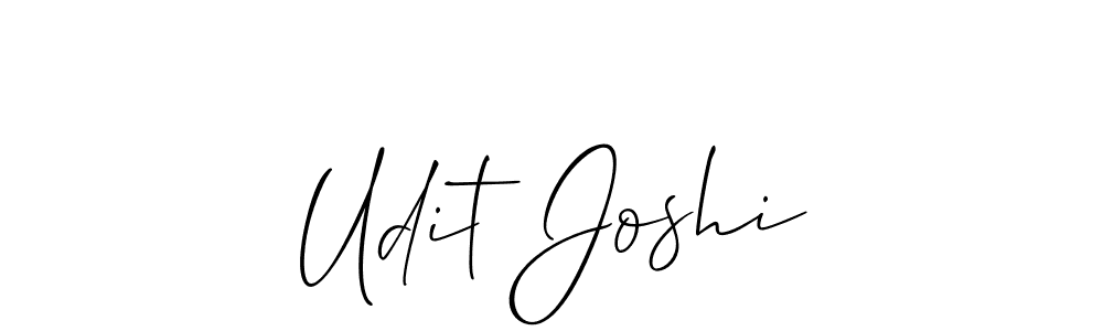 You should practise on your own different ways (Allison_Script) to write your name (Udit Joshi) in signature. don't let someone else do it for you. Udit Joshi signature style 2 images and pictures png