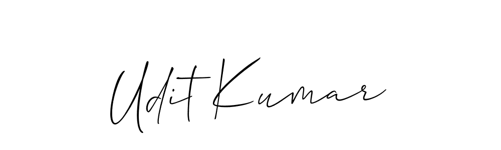 You should practise on your own different ways (Allison_Script) to write your name (Udit Kumar) in signature. don't let someone else do it for you. Udit Kumar signature style 2 images and pictures png