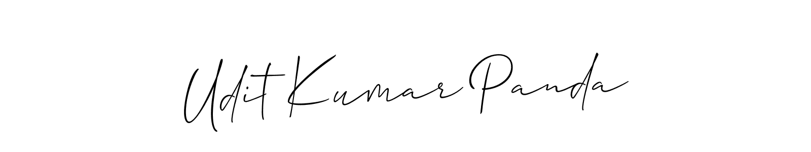 Make a beautiful signature design for name Udit Kumar Panda. With this signature (Allison_Script) style, you can create a handwritten signature for free. Udit Kumar Panda signature style 2 images and pictures png