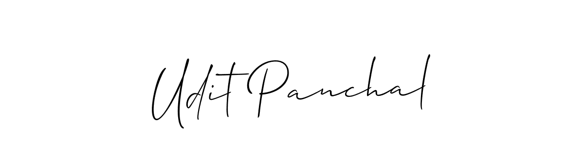 Allison_Script is a professional signature style that is perfect for those who want to add a touch of class to their signature. It is also a great choice for those who want to make their signature more unique. Get Udit Panchal name to fancy signature for free. Udit Panchal signature style 2 images and pictures png