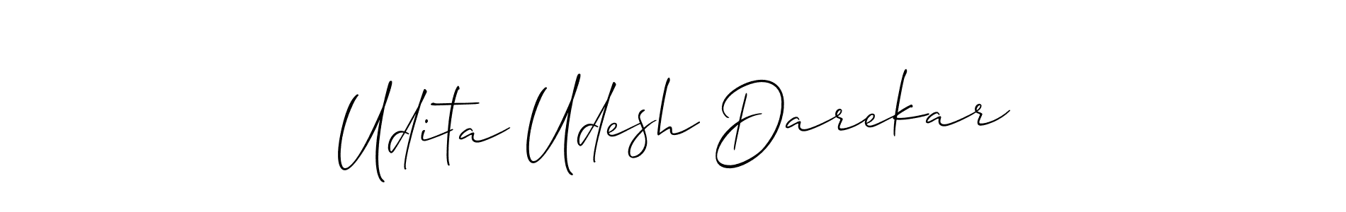 See photos of Udita Udesh Darekar official signature by Spectra . Check more albums & portfolios. Read reviews & check more about Allison_Script font. Udita Udesh Darekar signature style 2 images and pictures png