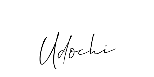 Similarly Allison_Script is the best handwritten signature design. Signature creator online .You can use it as an online autograph creator for name Udochi. Udochi signature style 2 images and pictures png