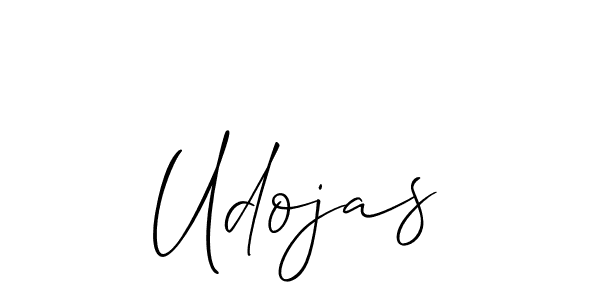 The best way (Allison_Script) to make a short signature is to pick only two or three words in your name. The name Udojas include a total of six letters. For converting this name. Udojas signature style 2 images and pictures png