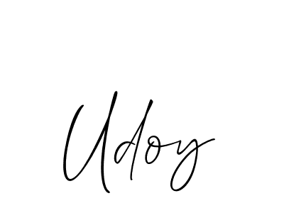 Also we have Udoy name is the best signature style. Create professional handwritten signature collection using Allison_Script autograph style. Udoy signature style 2 images and pictures png