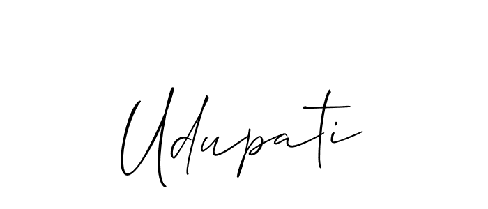 You should practise on your own different ways (Allison_Script) to write your name (Udupati) in signature. don't let someone else do it for you. Udupati signature style 2 images and pictures png