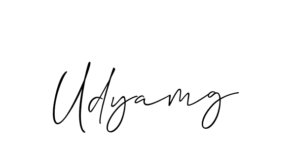 Also You can easily find your signature by using the search form. We will create Udyamg name handwritten signature images for you free of cost using Allison_Script sign style. Udyamg signature style 2 images and pictures png