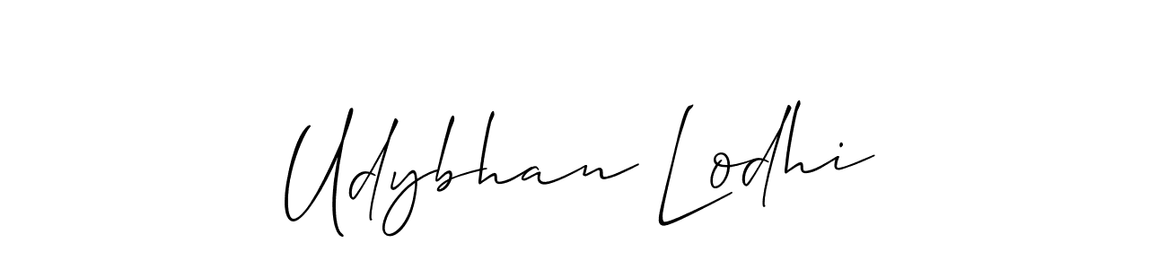 Similarly Allison_Script is the best handwritten signature design. Signature creator online .You can use it as an online autograph creator for name Udybhan Lodhi. Udybhan Lodhi signature style 2 images and pictures png