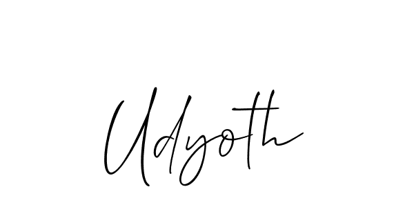 Check out images of Autograph of Udyoth name. Actor Udyoth Signature Style. Allison_Script is a professional sign style online. Udyoth signature style 2 images and pictures png