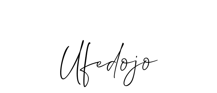 How to Draw Ufedojo signature style? Allison_Script is a latest design signature styles for name Ufedojo. Ufedojo signature style 2 images and pictures png
