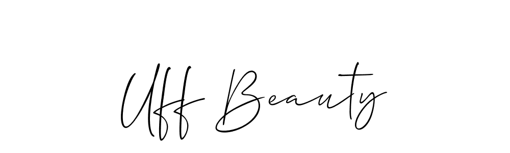 Once you've used our free online signature maker to create your best signature Allison_Script style, it's time to enjoy all of the benefits that Uff Beauty name signing documents. Uff Beauty signature style 2 images and pictures png