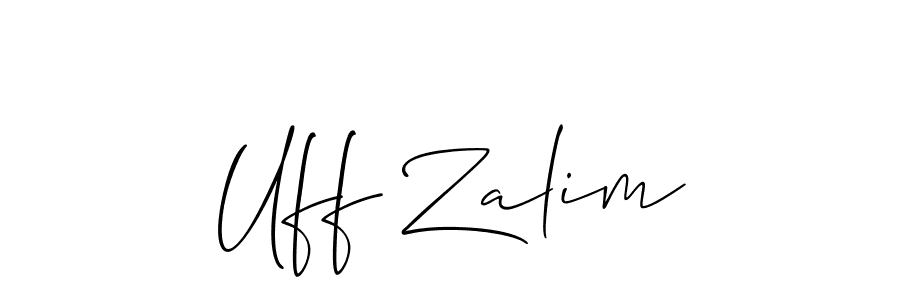 You can use this online signature creator to create a handwritten signature for the name Uff Zalim. This is the best online autograph maker. Uff Zalim signature style 2 images and pictures png