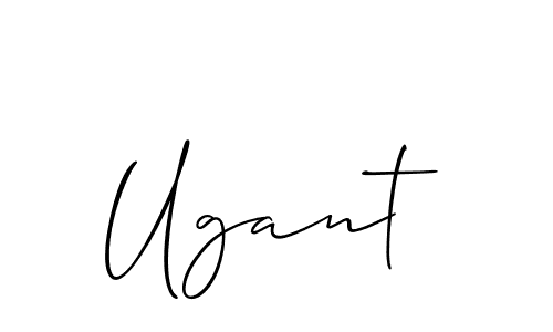Check out images of Autograph of Ugant name. Actor Ugant Signature Style. Allison_Script is a professional sign style online. Ugant signature style 2 images and pictures png