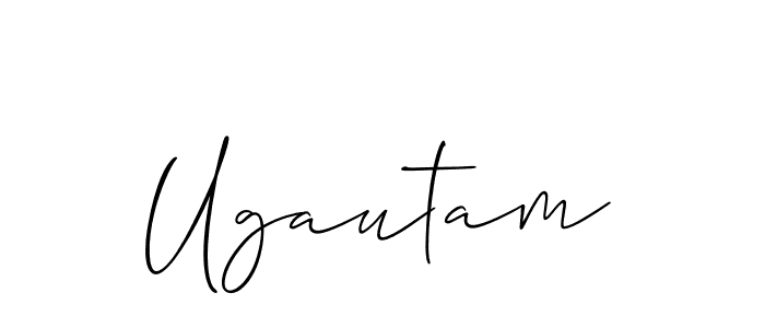 Once you've used our free online signature maker to create your best signature Allison_Script style, it's time to enjoy all of the benefits that Ugautam name signing documents. Ugautam signature style 2 images and pictures png