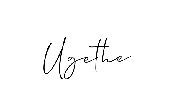 It looks lik you need a new signature style for name Ugethe. Design unique handwritten (Allison_Script) signature with our free signature maker in just a few clicks. Ugethe signature style 2 images and pictures png