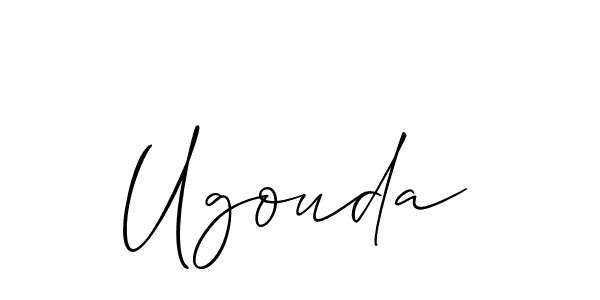 Also You can easily find your signature by using the search form. We will create Ugouda name handwritten signature images for you free of cost using Allison_Script sign style. Ugouda signature style 2 images and pictures png