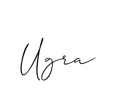 How to make Ugra name signature. Use Allison_Script style for creating short signs online. This is the latest handwritten sign. Ugra signature style 2 images and pictures png