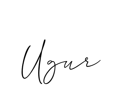 Also You can easily find your signature by using the search form. We will create Ugur name handwritten signature images for you free of cost using Allison_Script sign style. Ugur signature style 2 images and pictures png