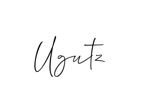 Make a beautiful signature design for name Ugutz. Use this online signature maker to create a handwritten signature for free. Ugutz signature style 2 images and pictures png