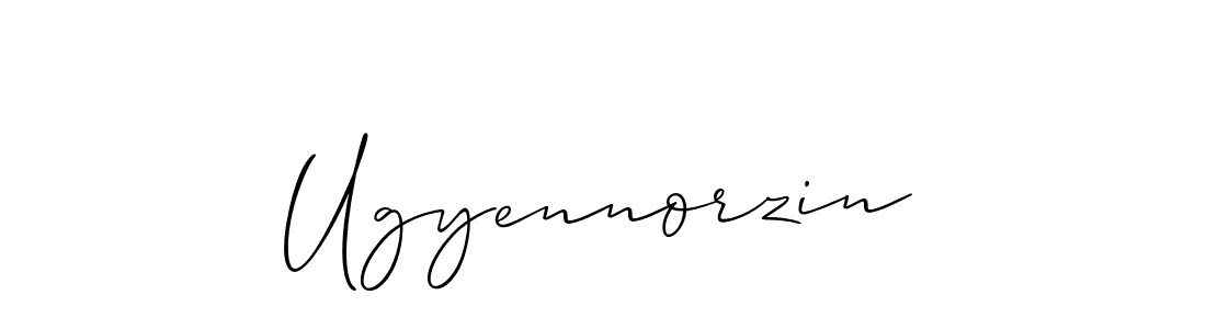 How to Draw Ugyennorzin signature style? Allison_Script is a latest design signature styles for name Ugyennorzin. Ugyennorzin signature style 2 images and pictures png