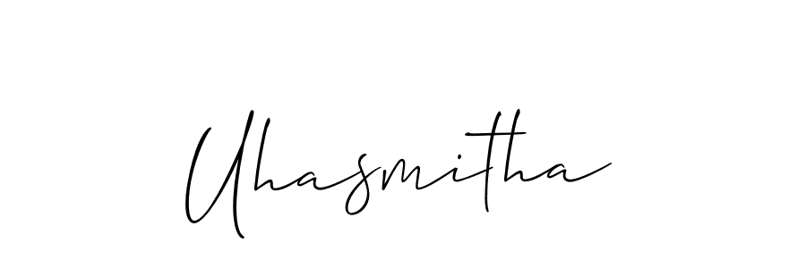 How to Draw Uhasmitha signature style? Allison_Script is a latest design signature styles for name Uhasmitha. Uhasmitha signature style 2 images and pictures png