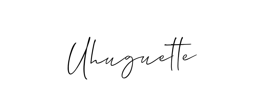 You can use this online signature creator to create a handwritten signature for the name Uhuguette. This is the best online autograph maker. Uhuguette signature style 2 images and pictures png
