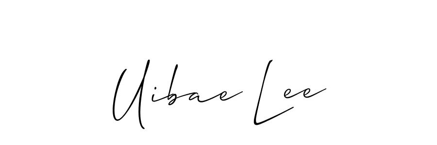 Make a beautiful signature design for name Uibae Lee. Use this online signature maker to create a handwritten signature for free. Uibae Lee signature style 2 images and pictures png