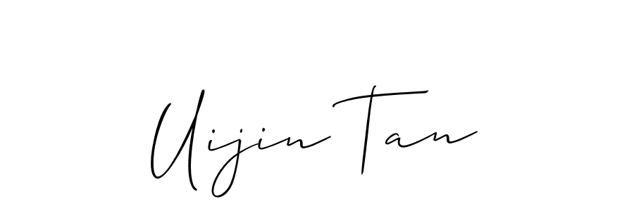 Make a beautiful signature design for name Uijin Tan. Use this online signature maker to create a handwritten signature for free. Uijin Tan signature style 2 images and pictures png