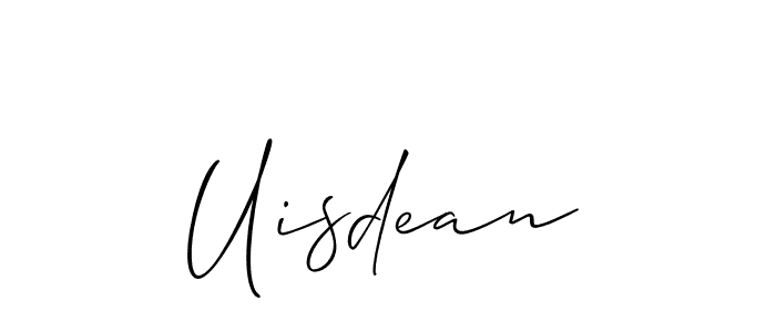 Make a short Uisdean signature style. Manage your documents anywhere anytime using Allison_Script. Create and add eSignatures, submit forms, share and send files easily. Uisdean signature style 2 images and pictures png