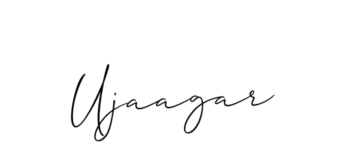 It looks lik you need a new signature style for name Ujaagar. Design unique handwritten (Allison_Script) signature with our free signature maker in just a few clicks. Ujaagar signature style 2 images and pictures png