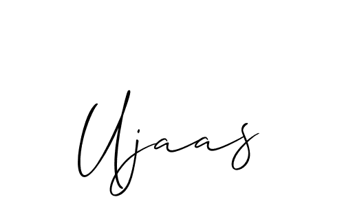 Ujaas stylish signature style. Best Handwritten Sign (Allison_Script) for my name. Handwritten Signature Collection Ideas for my name Ujaas. Ujaas signature style 2 images and pictures png