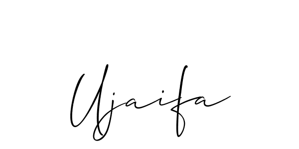 Make a beautiful signature design for name Ujaifa. Use this online signature maker to create a handwritten signature for free. Ujaifa signature style 2 images and pictures png