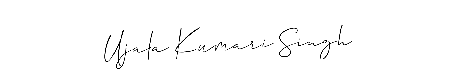 Best and Professional Signature Style for Ujala Kumari Singh. Allison_Script Best Signature Style Collection. Ujala Kumari Singh signature style 2 images and pictures png