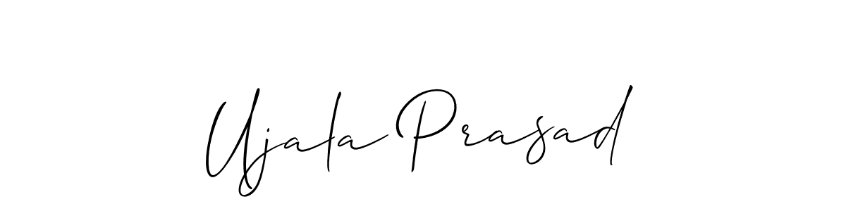 Design your own signature with our free online signature maker. With this signature software, you can create a handwritten (Allison_Script) signature for name Ujala Prasad. Ujala Prasad signature style 2 images and pictures png